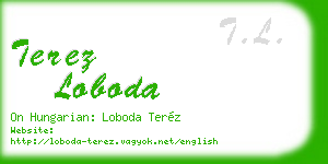 terez loboda business card